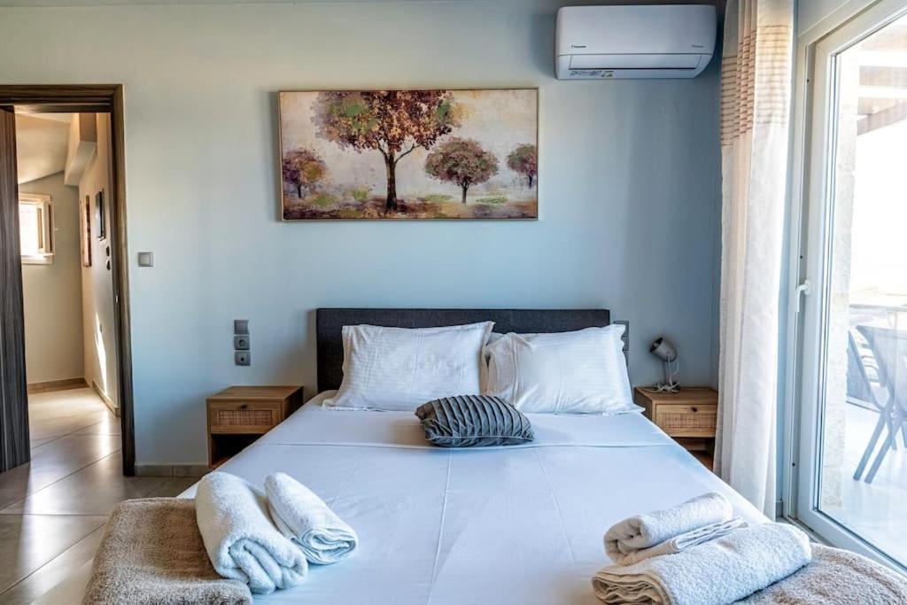 Zefyros Suite , Seafront Retreat ! Pánormos Eksteriør billede